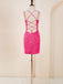Sparkly Spaghetti Straps V-neck Mermaid Sequins Short Homecoming Dresses Online, HD0736