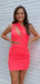 Elegant One Shoulder Mermaid Satin Short Homecoming Dresses Online, HD0690