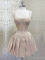Elegant Straps A-line Jersey Short Homecoming Dresses Online, HD0665
