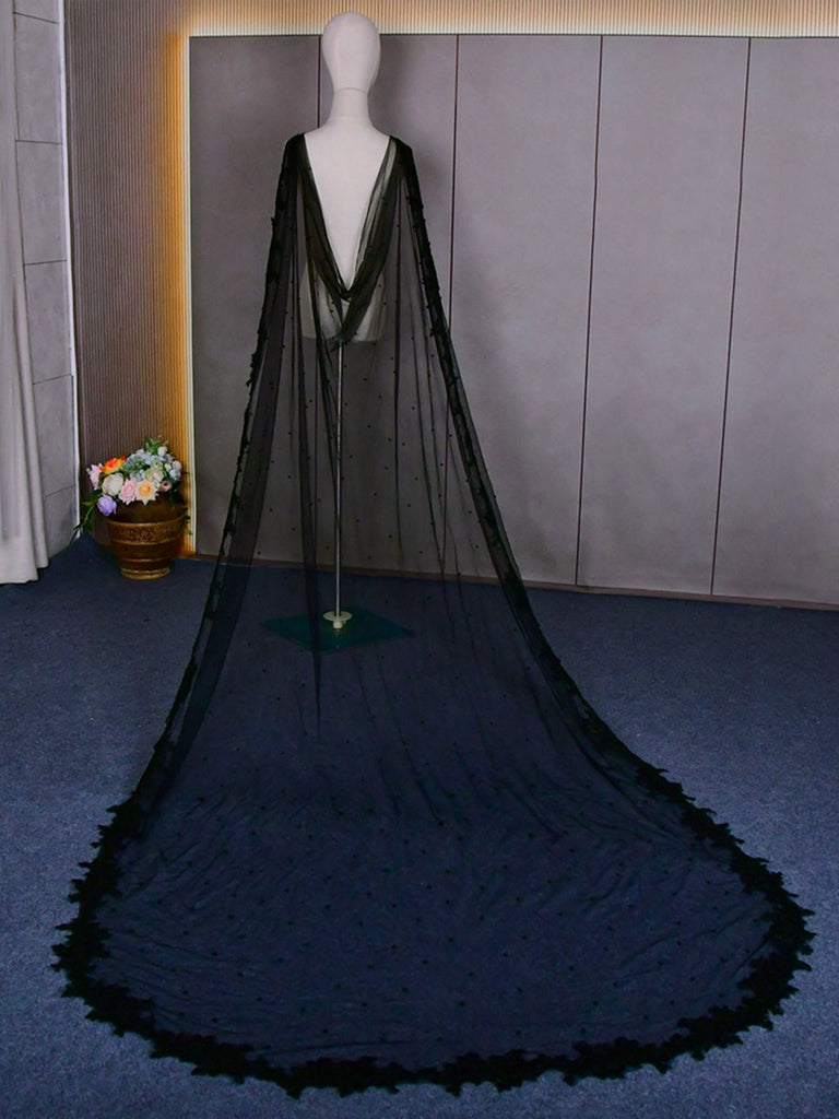 Elegant New Style Pearl Trailing Lace Shawl Beading Accessories, VG59