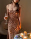 Sparkly Spaghetti Straps Mermaid Sequins Long Prom Dresses Online, OL999