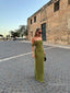 Gorgeous Off the  Shoulder Sweetheart Green Chic Mermaid Prom Dress , Evening dress, BG 794