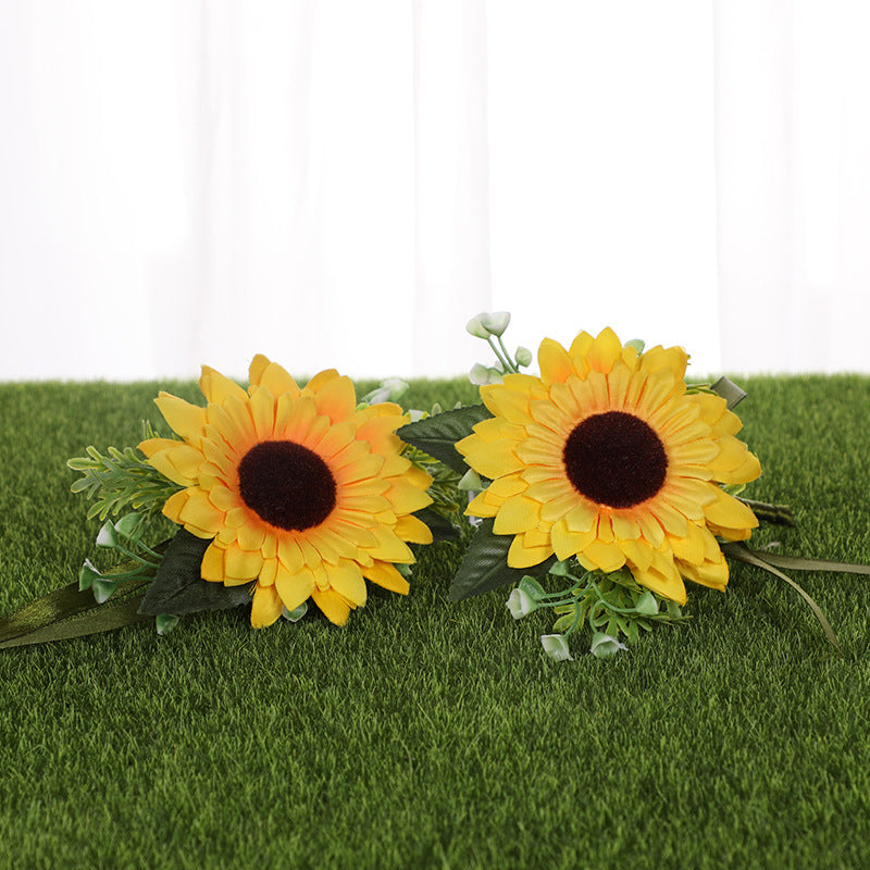 Sunflower Bouquet Wedding Bridal Bouquet Sunflower Shape Bouquet,SPH5575