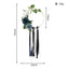 New Gardening Decoration Ring Flower Creative Hand Holding Flower Wall Hanging Flower, CF4043