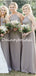 Charming Mermaid Halter Sleeveless Long Bridesmaid Dresses.DB10747