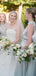 New Arrival Scoop Neck Sleeveless Floor-length Long Bridesmaid Dresses.DB10561