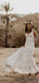 Sexy V-neck Lace Wedding Dresses With Train,DB10270