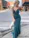 Sexy V-neck Sequin Mermaid Long Prom Dresses. DB10281