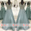 Gorgeous Beaded Top V-neck Scoop Back Sleeveless A-line For Teens Prom Dresses. DB1068