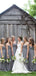 Straight A-line Chiffon Floor Length Long Bridesmaid Dresses.DB10328