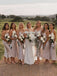 Simple Spaghetti Strap Mermaid Short Bridesmaid Dresses.DB10843