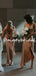 Sexy V-neck Mermaid Side Slit Long Evening Dresses Bridesmaid Dresses.DB10728