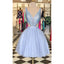 Popular V-neck open back sexy unique style Cocktail homecoming dress,BD00165