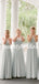 Simple Sweetheart A-line Chiffon Floor-length Long Bridesmaid Dresses.DB10775