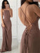 New Arrival Elegant Spaghetti Straps Fashion Best Sale Charming Lace Up Back Prom Dresses,PD0154