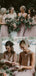 New Arrival Scoop Neck Lace Tulle Floor-length Long Bridesmaid Dresses.DB10584