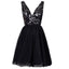 Sexy Clairvoyant Outfit Sparkly Sequined  Open Back Deep V-neck  Evening Cocktail Homecoming Dress,BD0051
