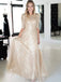 Charming 1/2 Sleeve Scoop Neck Sequin Long Prom Dresses Evening Dresses.DB10502