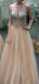 New Arrival Blush Pink V-Neck Sexy Sparkly Rhinestone Tulle Ball Gown Evening Party Prom Dresses,PD0127