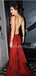 Sexy V-neck Open Back Long Prom Dresses Evening Dresses.DB10544