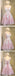 Off shoulder scoop neckline see through short pink homecoming dresses, CM0025