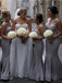 Sweetheart Mermaid Simple Bridesmaid Dresses Formal Wedding Party,DB107