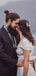 Vintage Chiffon Lace Up Back Long Wedding Dresses.DB10639