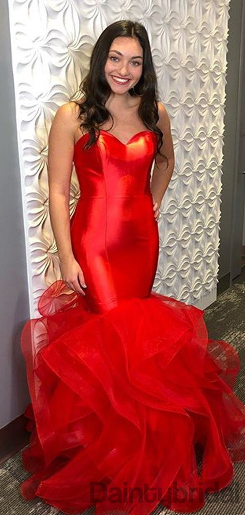 Mermaid Sweetheart Long Prom Dresses Evening Dresses.DB10300