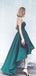 Charming High-Low Satin Sweetheart Neck Evening Prom Dresses.DB10126