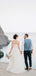 Affordable Spaghetti Strap Tulle A-line Long Wedding Dresses.DB10622