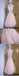 Lovely Junior Pink White Lace Appliques Lace Up Back Sleeveless Homecoming Dress,BD0071