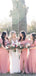 V-neck A-line Chiffon Long Chiffon Bridesmaid Dresses.DB10325