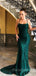 Sexy Spaghetti Strap Mermaid Lace Long Prom Dresses Evening Dresses.DB10369