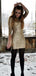 Gold Sequin Half Sleeve Tight Sheath Homecoming Dresses,BD0211