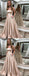 Nude Satin Beaded Pockets Strapless Ball Gown Sweet-16 Prom Dresses, DB1124