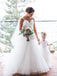 Off White Lace Tulle Spaghetti Strap Mermaid Wedding Dresses ,DB0169