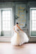 Simple Tulle One Shoulder Ball Gown Cheap Wedding Dresses ,DB0157