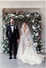 Sleeveless Sheer Lace Detachable Over-skirt Ball Gown Wedding Dresses , WD0161
