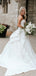 Sweetheart Strapless Lace Satin Ball Gown Wedding Dresses ,DB0171