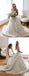 Sweetheart Strapless Lace Satin Ball Gown Wedding Dresses ,DB0171