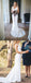 White Satin V-neck Sleeveless Mermaid With Train Wedding Dresses,DB0165