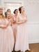 New Arrival Sexy V-neck Chiffon Floor-length Long Bridesmaid Dresses .DB10588