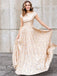 Affordable Bateau Cap Sleeve Tulle Lace A-line Long Prom Dresses Evening Dresses.DB10675