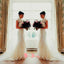 Vintage Elegant High Neckline  Cap Sleeve Ivory Lace Mermaid Chapel Trailing Wedding Dresses,DB0110