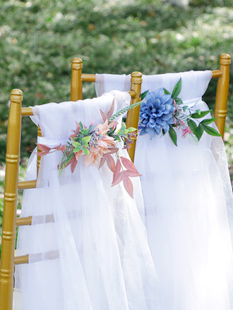 New Creative Style Hotel Wedding Decoration Chair Back Flower Mori  Outdoor Flower, CF17026