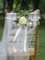 Outdoor Forest Artificial Flowers Decoration Wedding Party Leaning On Decorative Chair Back Flowers,CF17019