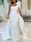 Gorgeous One Shoulder Mermaid Satin White Long Evening Prom Dress Online, OL087