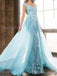 Gorgeous Off Shoulder V-neck Mermaid Tulle Long Evening Prom Dress Online, OL078