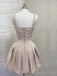 Elegant Straps A-line Jersey Short Homecoming Dresses Online, HD0665