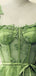 Elegant Straps A-line Tulle Green Short Homecoming Dresses Online, HD0666